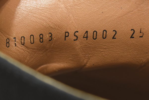 日本製 ポールスチュアート【Paul Stuart】牛革 スエード チャッカブーツ 黒/25cm 大塚製靴_画像5