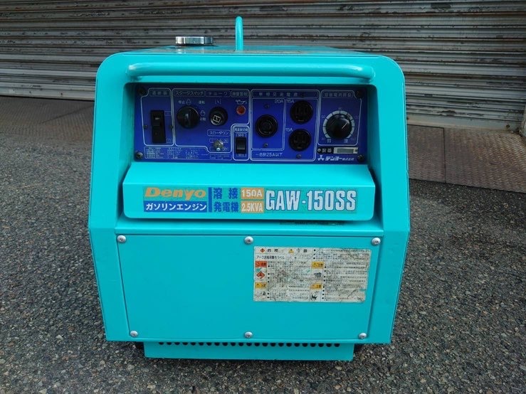 即決)デンヨー発電、溶接・ウエルダー・GAW-150SS・整備済 - blog