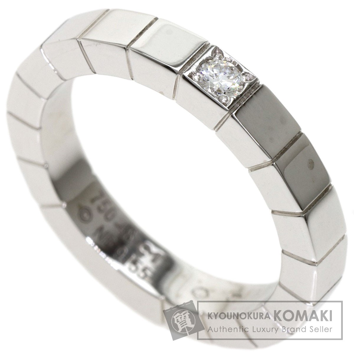 CARTIER カルティエ ラニエール 1P ダイヤモンド #48 リング・指輪 K18