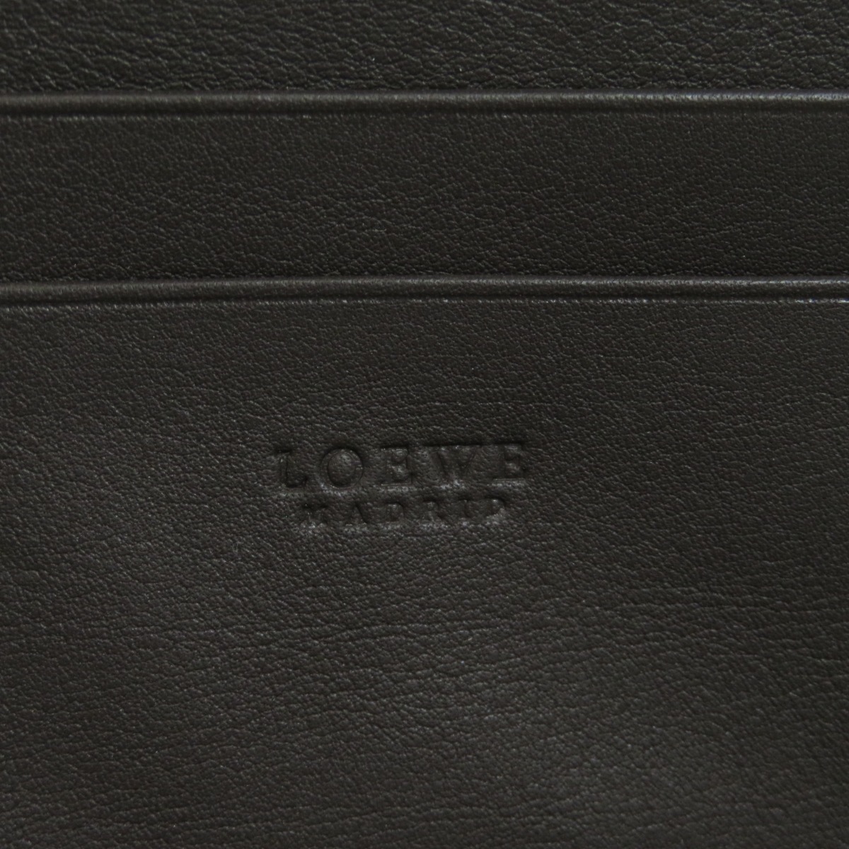LOEWE ロエベ アナグラム 二つ折り財布（小銭入れあり） スウェード レディース 中古_画像6