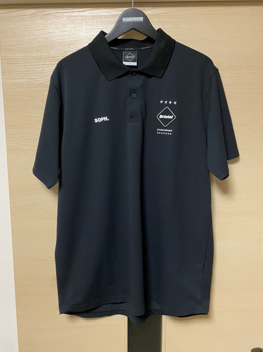 FCRB 22SS S/S TEAM POLO BLACK 黒 SOPH SOPHNET F.C.R.B. ブリストル