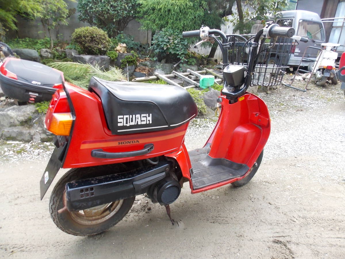 ホンダ スカッシュ50 始動確認済み 書類付 12Vセル付