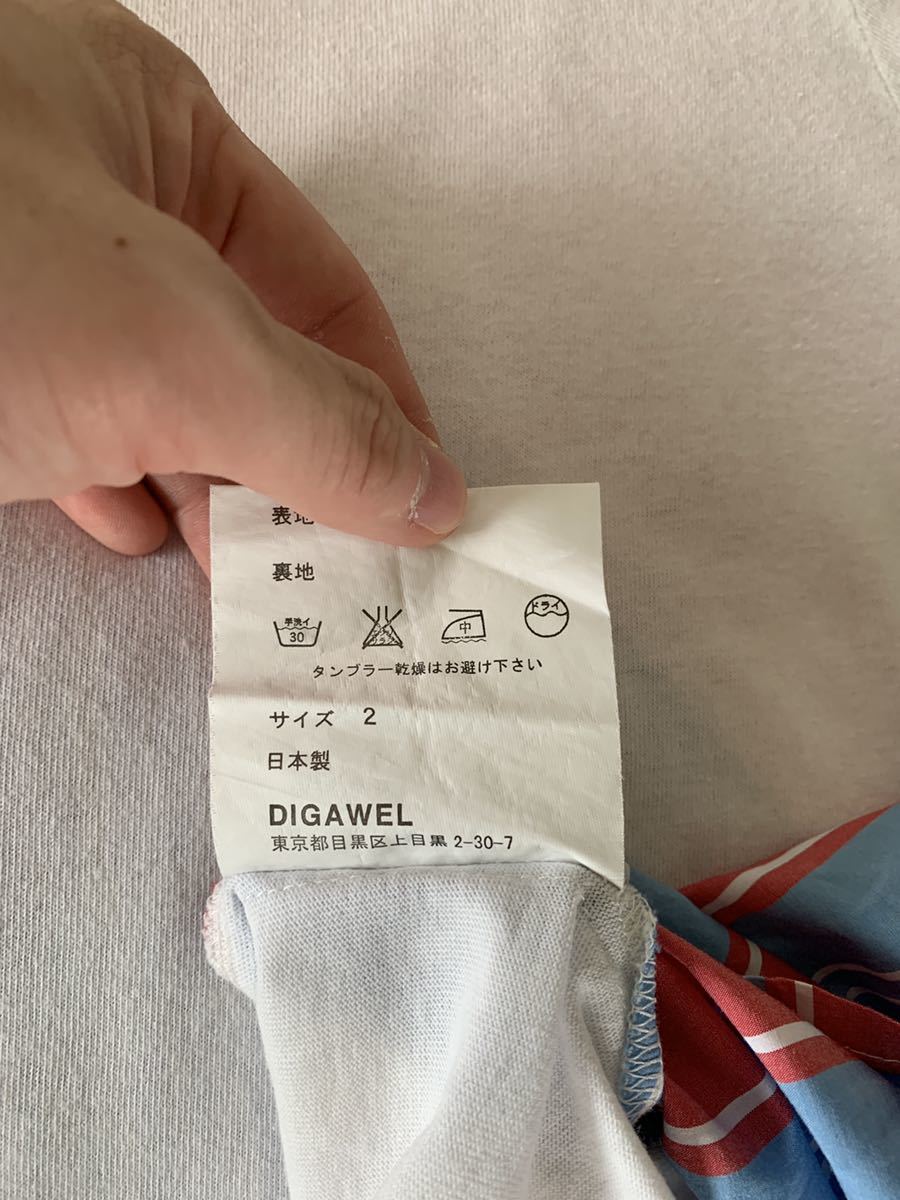 Digawe Digawel パッチワーク Tシャツ_画像4