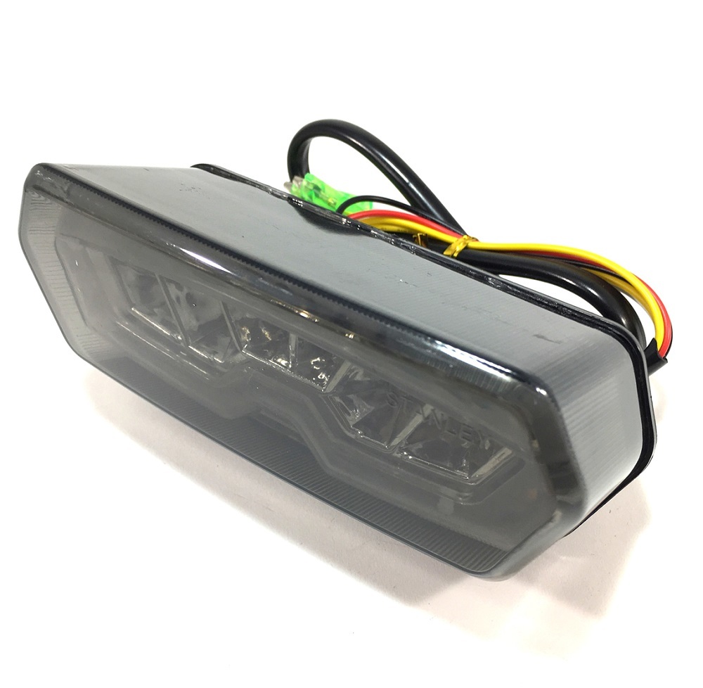 LED ウインカー 付き テールランプ スモール ブレーキ ライト スモーク レンズ グロム MSX125 CBR650F CTX700 等 社外品_画像1