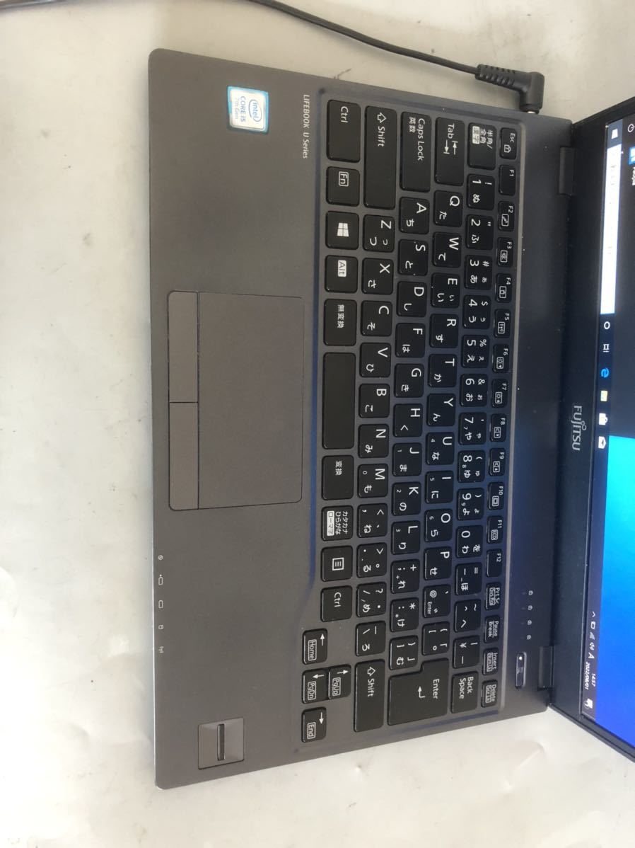 FUJITSU LIFEBOOK U937/R /Intel i5-7300U 2.60GHz/ memory :4GB /SDD:128GB/ battery defect JXNT1448