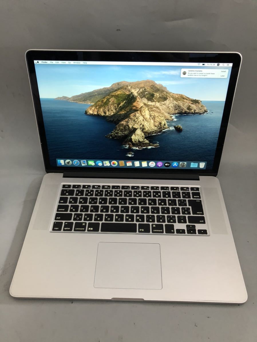 JXJK1339【ジャンク】Apple MacBook Pro 10.1(Retina, 15インチ