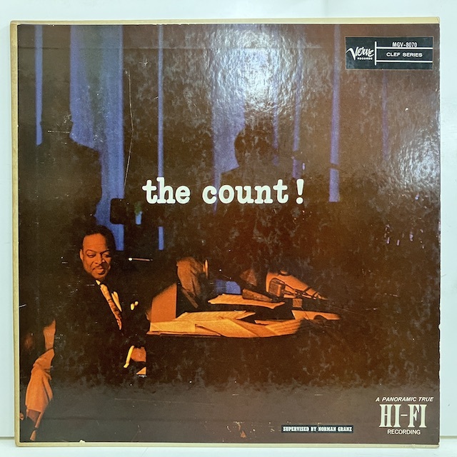 ●即決VOCAL LP Count Basie / the Count j33906 米盤57年プレス、Vinc/Tp Dg Mono 機械スタンパー カウント・ベイシー