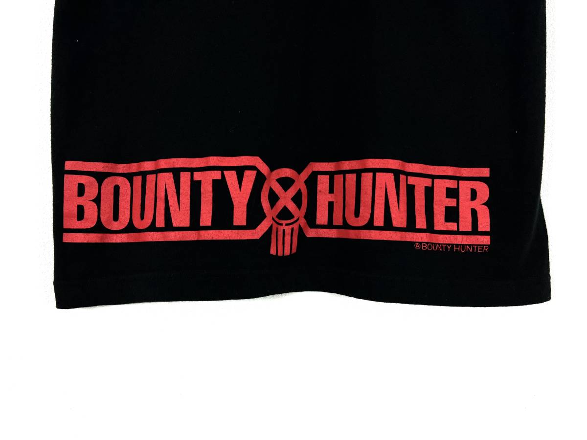 レア】BOUNTY HUNTER × WWE CM PUNK Tシャツ ブラック S バウンティー