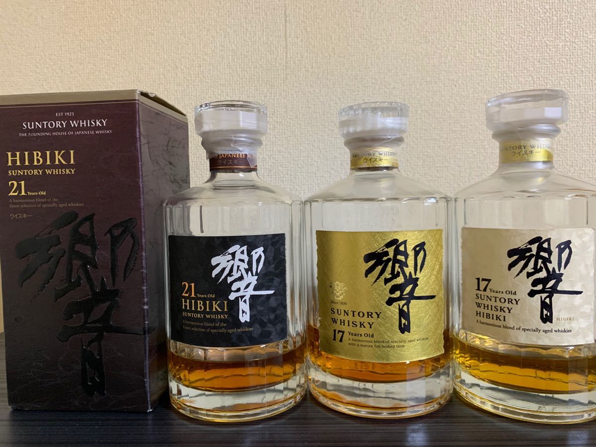 響ウィスキー【空瓶】3本セット | stjohnmbcbakersfield.org