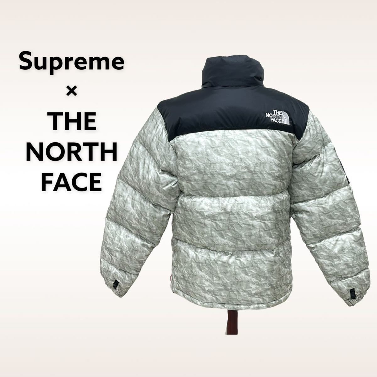 Supreme 19AW The North Face Paper Print Nuptse Jacket シュプリーム ノースフェイス  ペーパープリント ヌプシダウンジャケット ND91806I