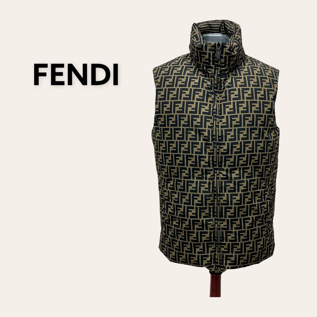 FENDI ズッカ リバーシブルベスト 美品-