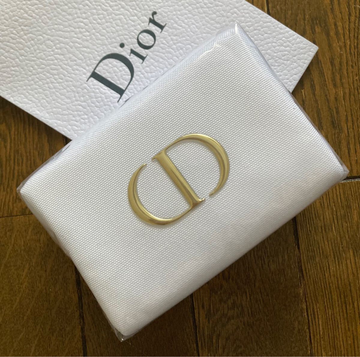 Dior◆ポーチ（ホワイト）正規品　未使用