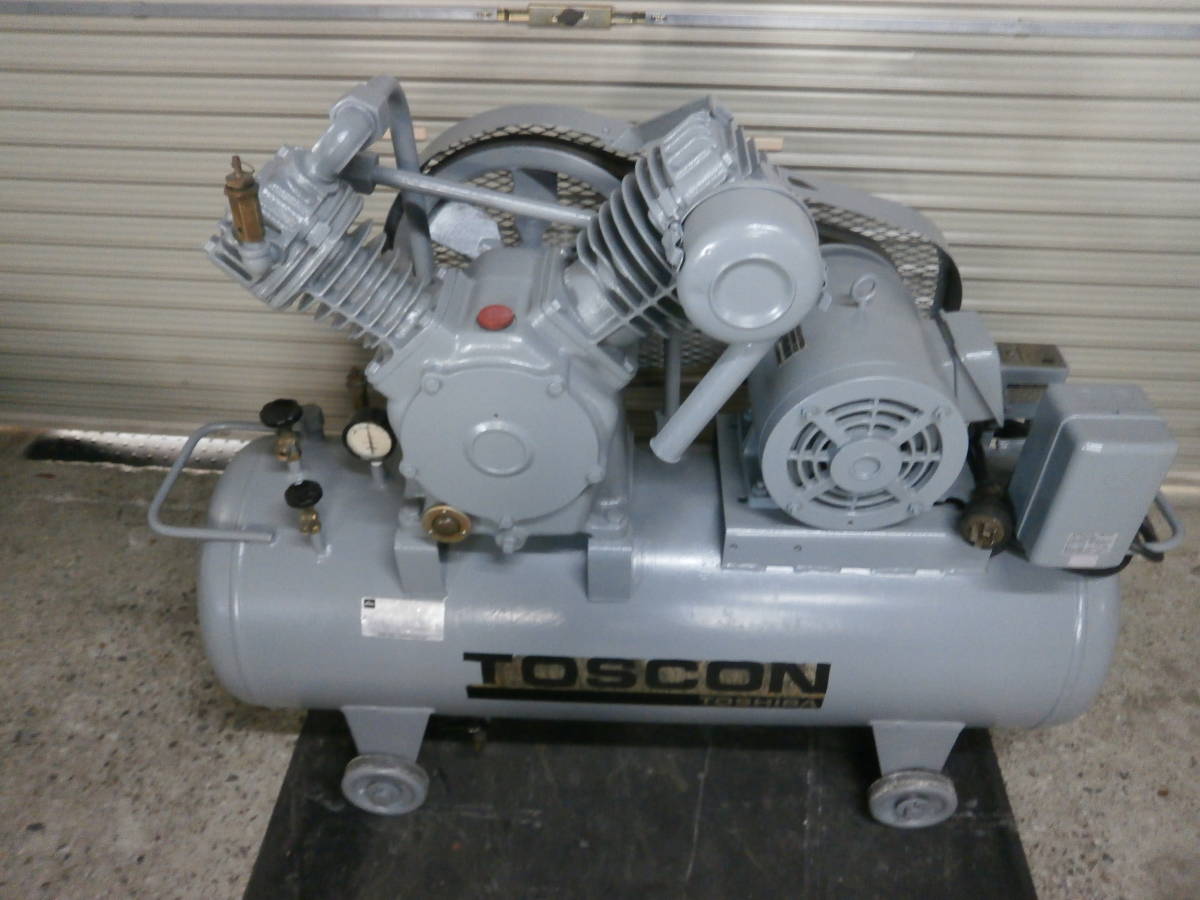 東芝 SP106-37T 200V3相 3.7kw エアーコンプレッサー(C377) | www