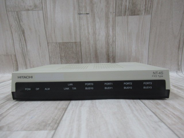 △Ω ZZC 9695♪ HITACHI NT-4S[SIP] 日立 SIP対応音声ゲートウェイ