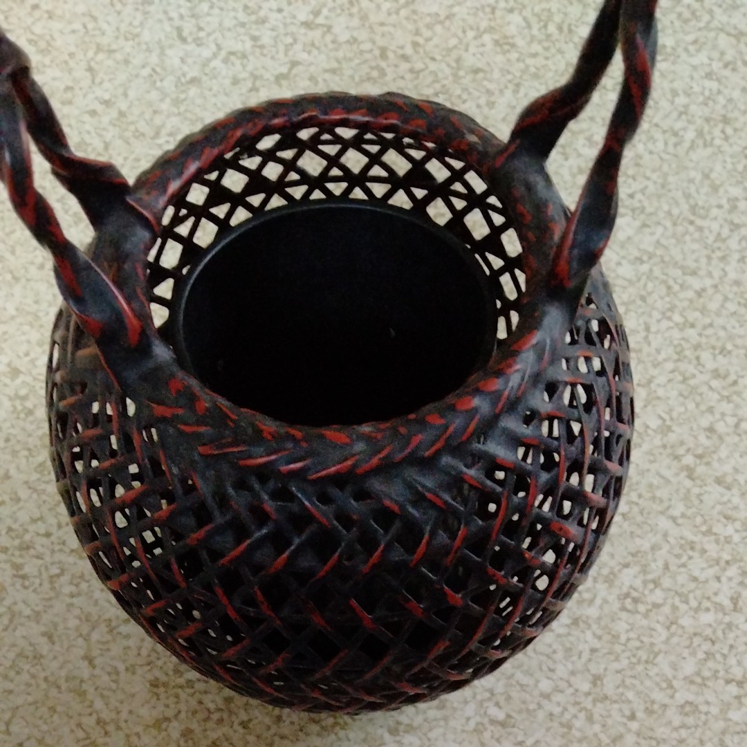 久留米籃胎漆器 花籠 竹細工|Yahoo!フリマ(旧PayPayフリマ) 久留米籃胎漆器 花籠 竹細工|Yahoo!フリマ(旧PayPayフリマ)