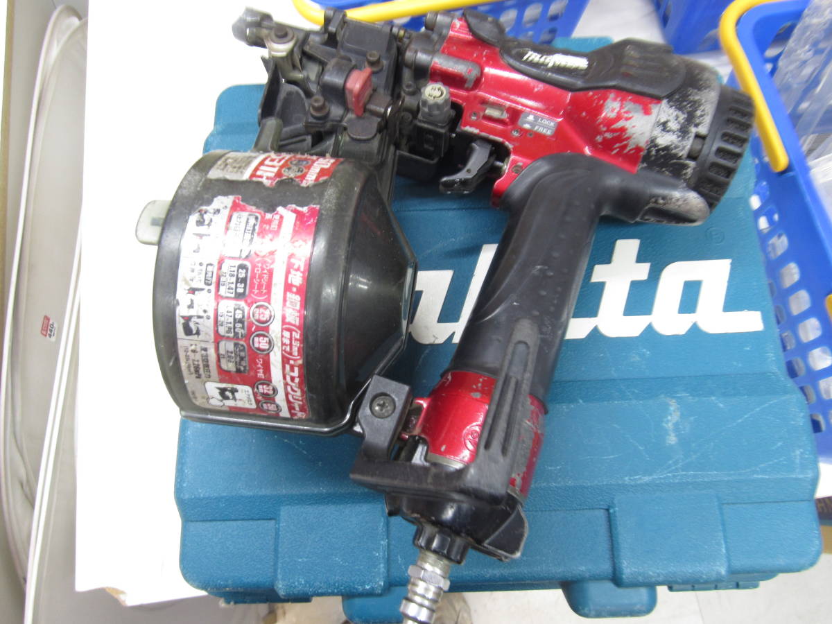 ◇【使用感あり】makita マキタ 高圧50mmエア釘打機 AN531H 本体と箱