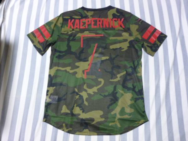  ultra rare!NIKE field jenelaru american football camouflage jersey NFL 49erskya Panic L new goods 