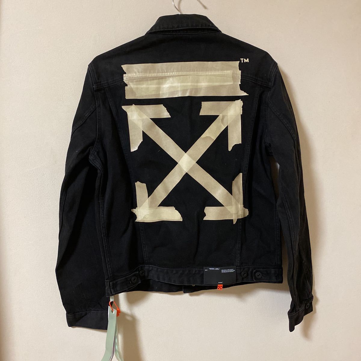 ラッピング不可】 オフホワイト off-white デニムジャケット