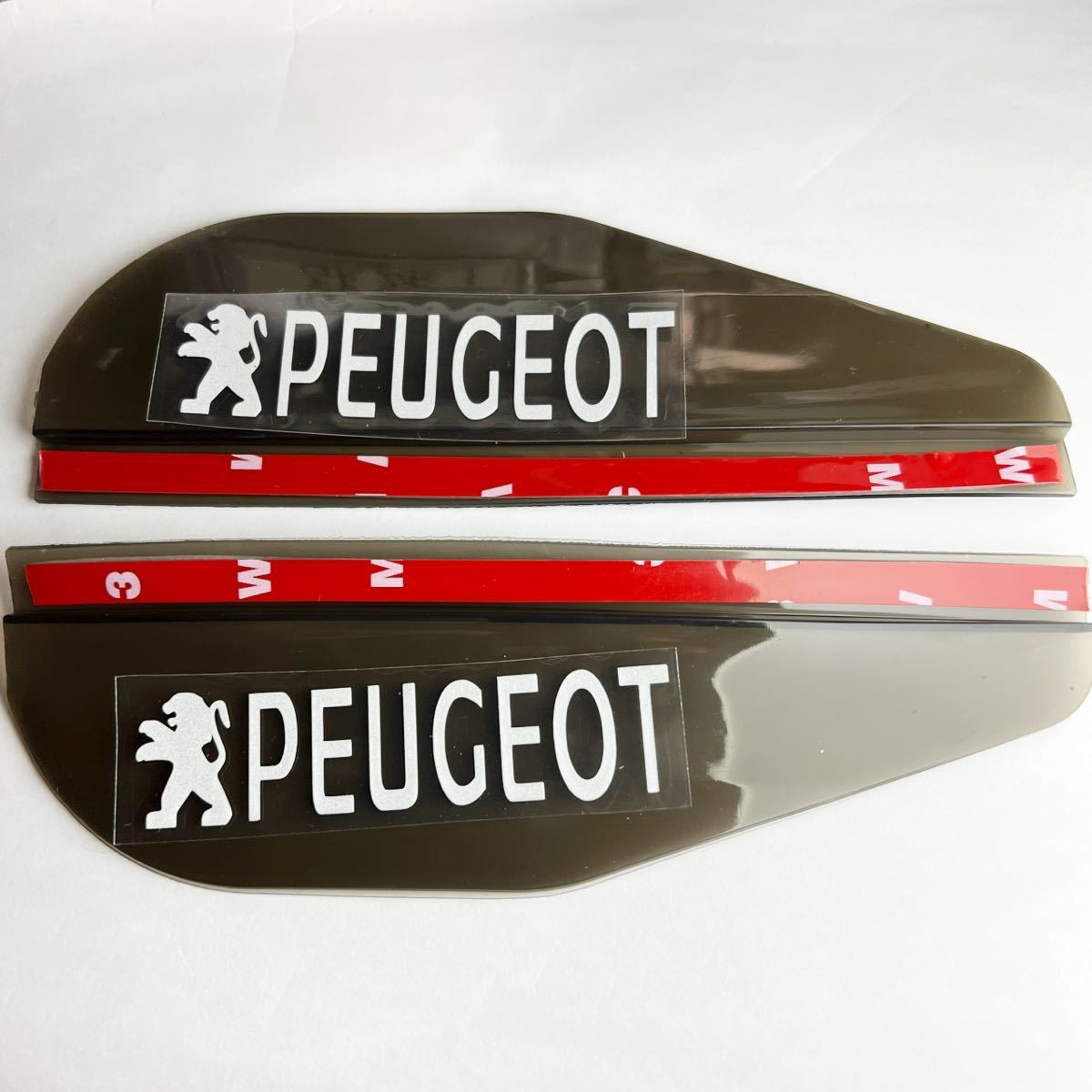  Peugeot door mirror visor smoked 