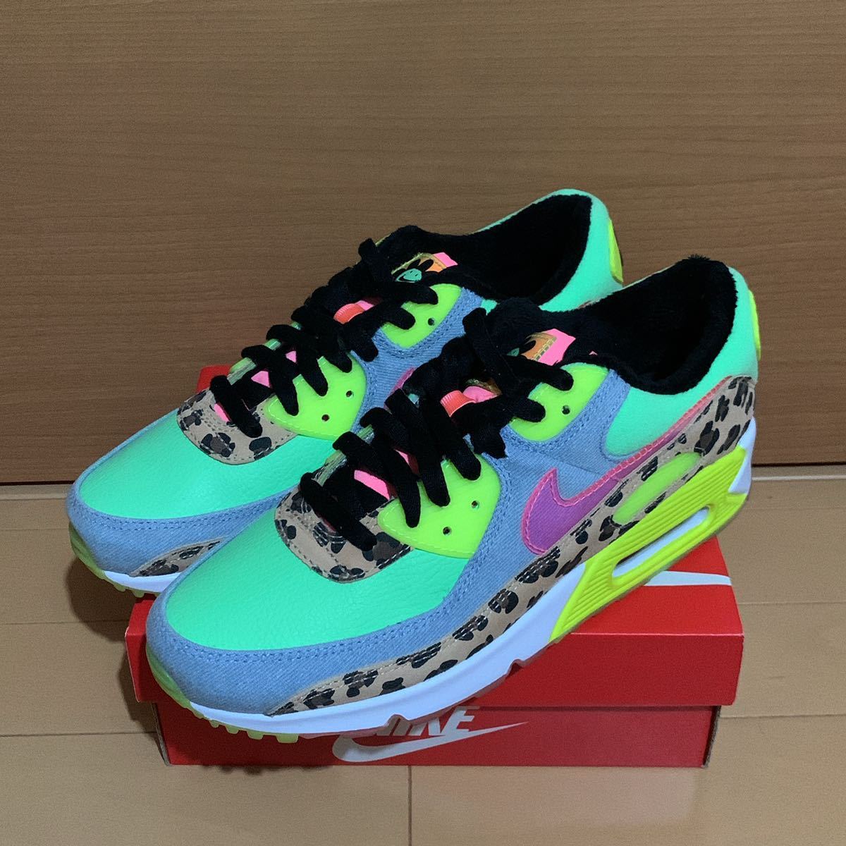 NIKE AIR MAX 90 エアマックス レオパード ネオン カラー 28 www