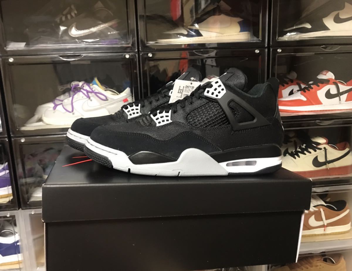 NIKE AIR JORDAN 4Black and Light Steel_画像3