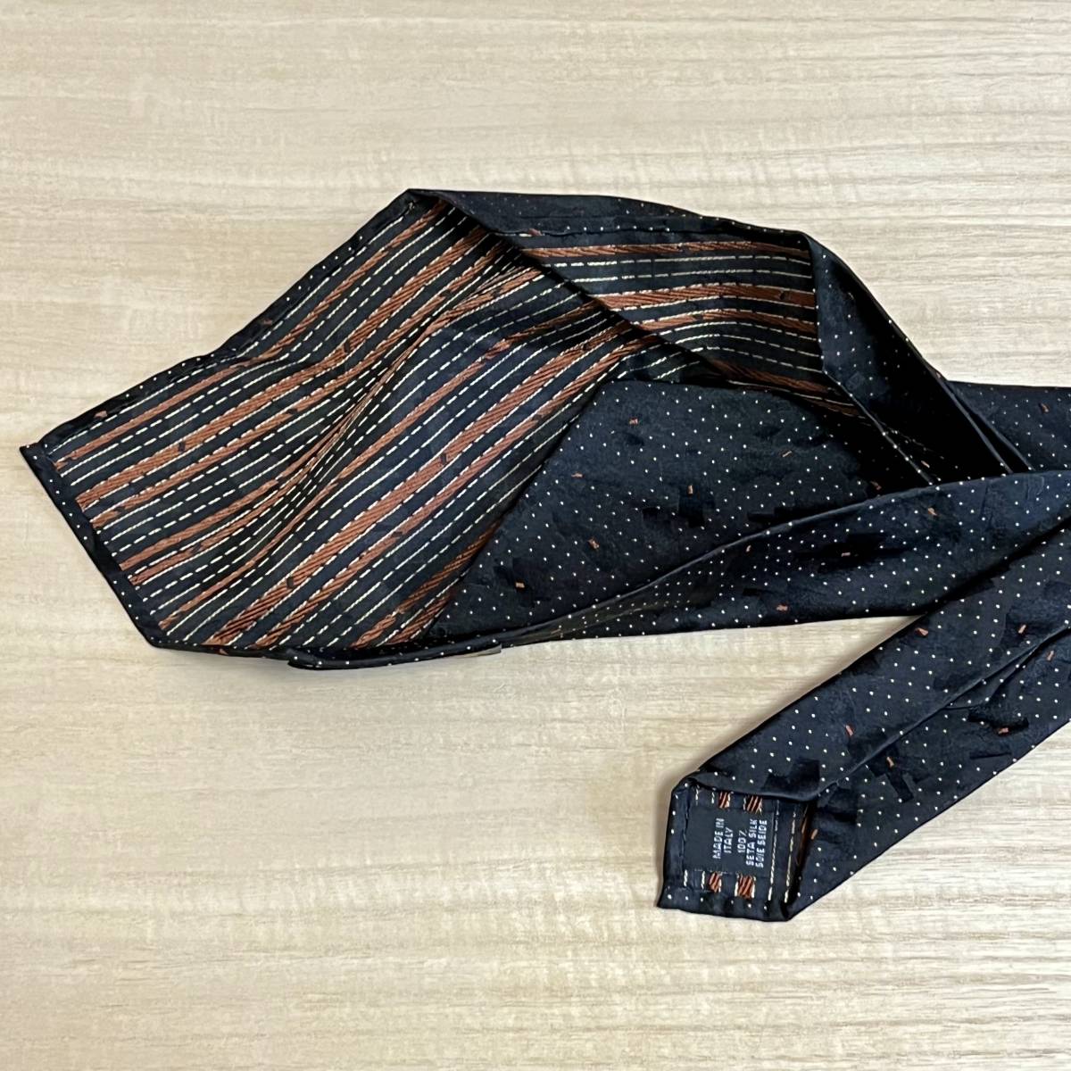 未使用品】Atto Vannucci アット ヴァンヌッチ ネクタイ セッテピエゲ