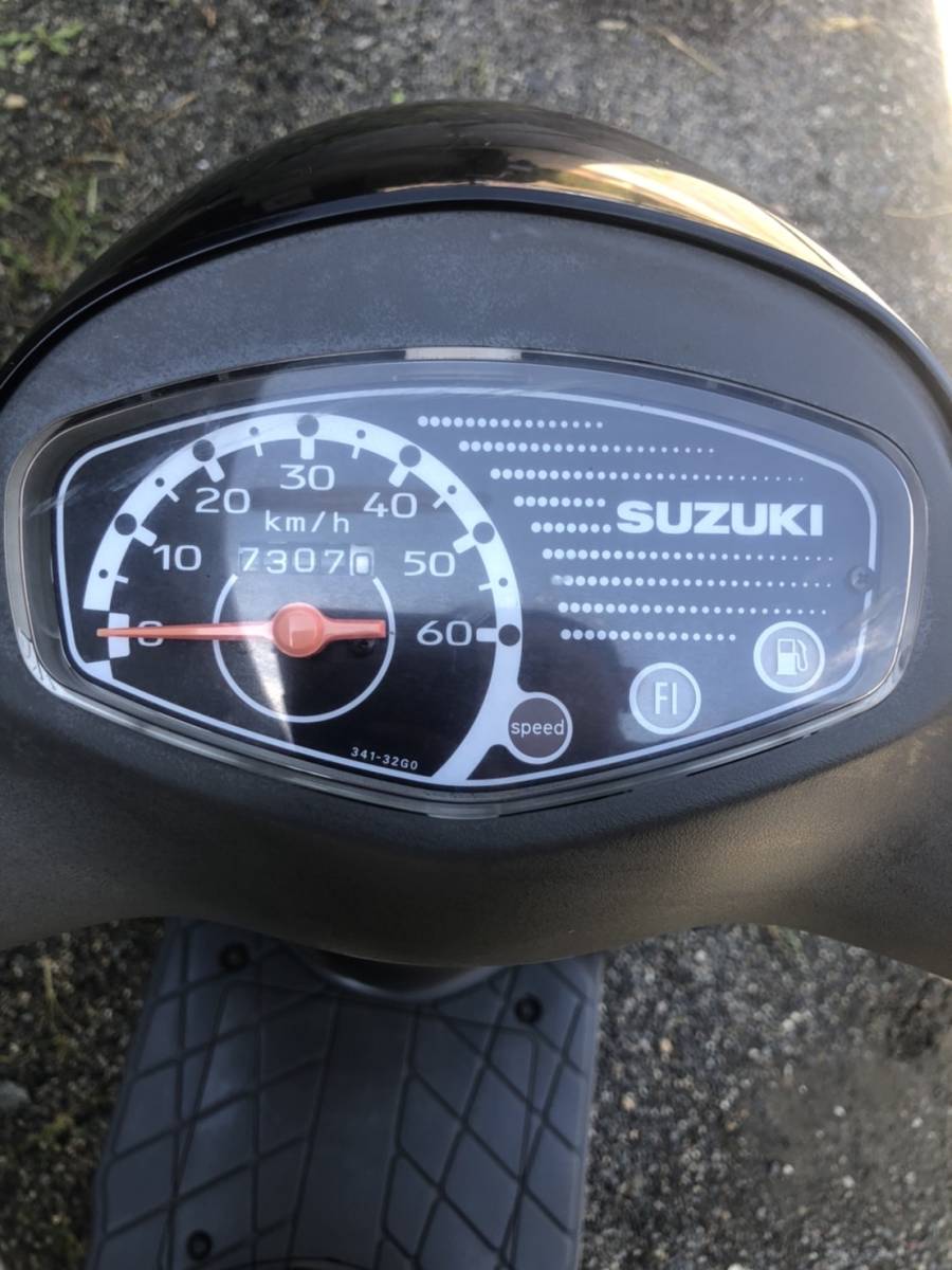 原付バイク スズキ Let’ｓ4 レッツ4 SUZUKI ・スクーター A404 ジャンク吸い。_画像6