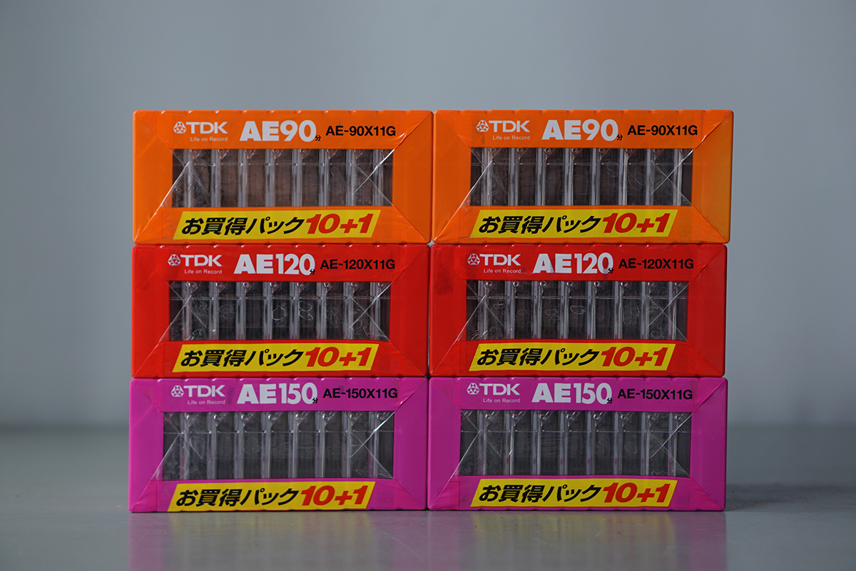 未開封品 TDK AE カセットテープ 111本まとめて 60min 90min 120min 150min ノーマルポジション [TYPE I][Cassette]_画像8