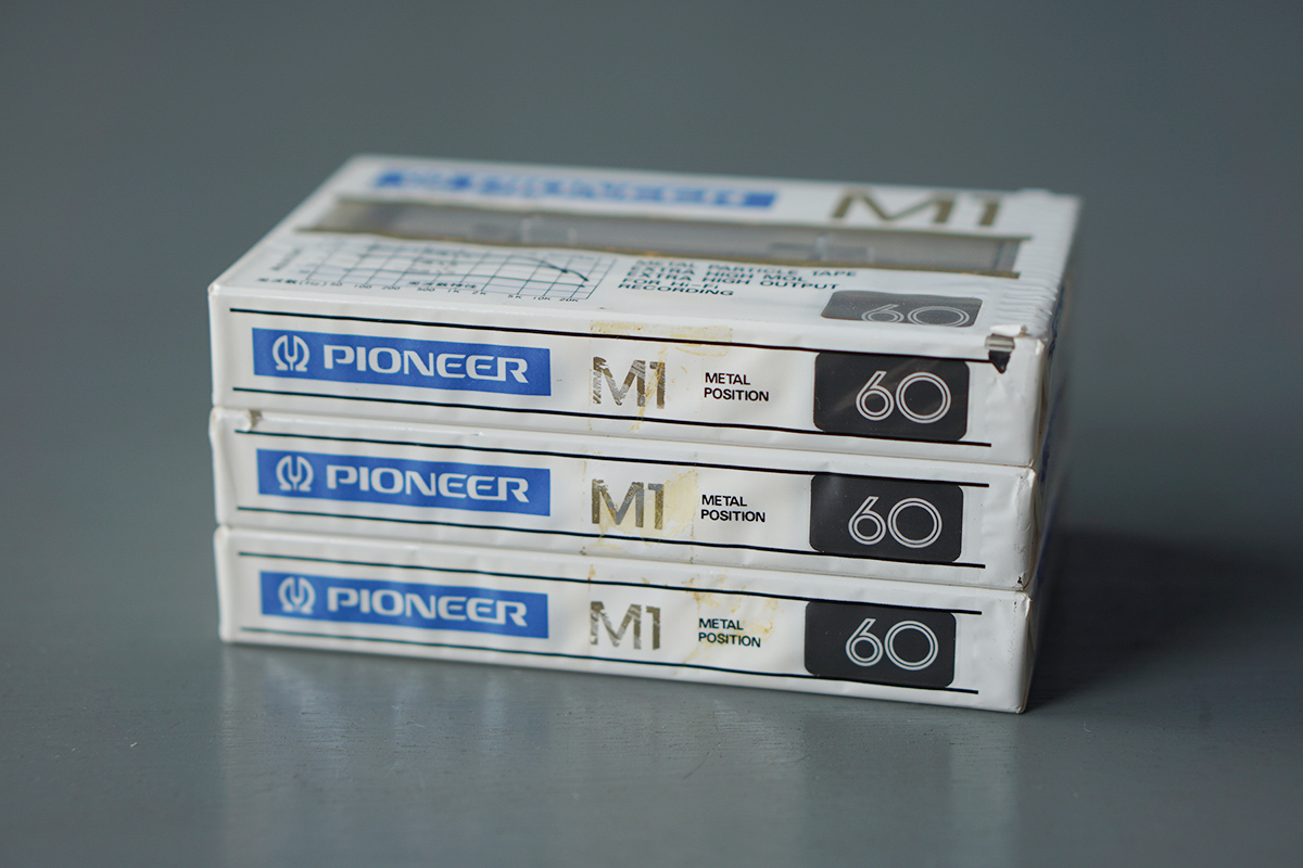PIONEER/パイオニア METAL M1 60分 メタル カセットテープ 未開封品 3本 [TYPE IV][Cassette][同梱可]_画像6