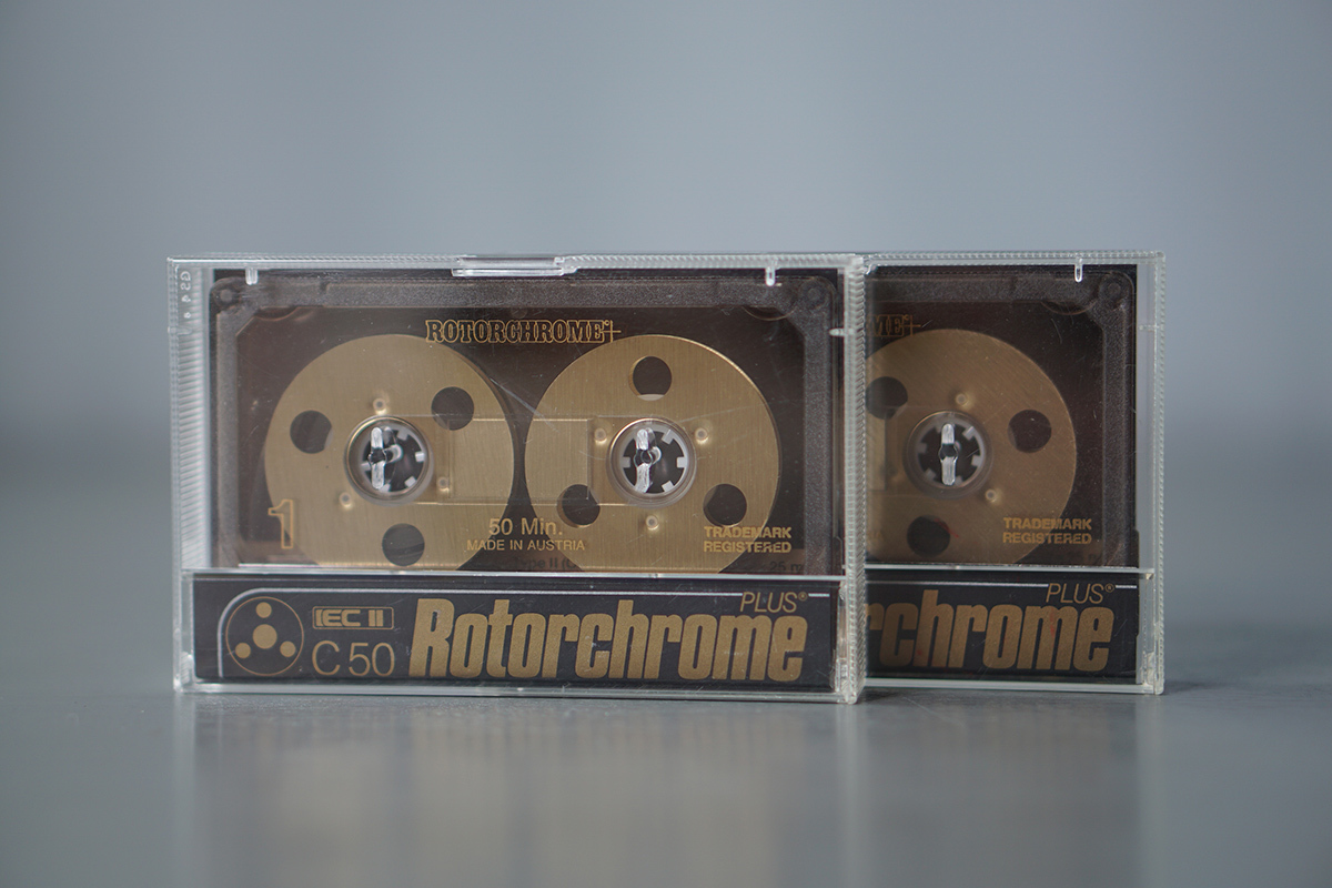 Rotorchrome PLUS C50 50分 メタルリール カセットテープ 使用済 2本 [Cassette][同梱可]_画像1