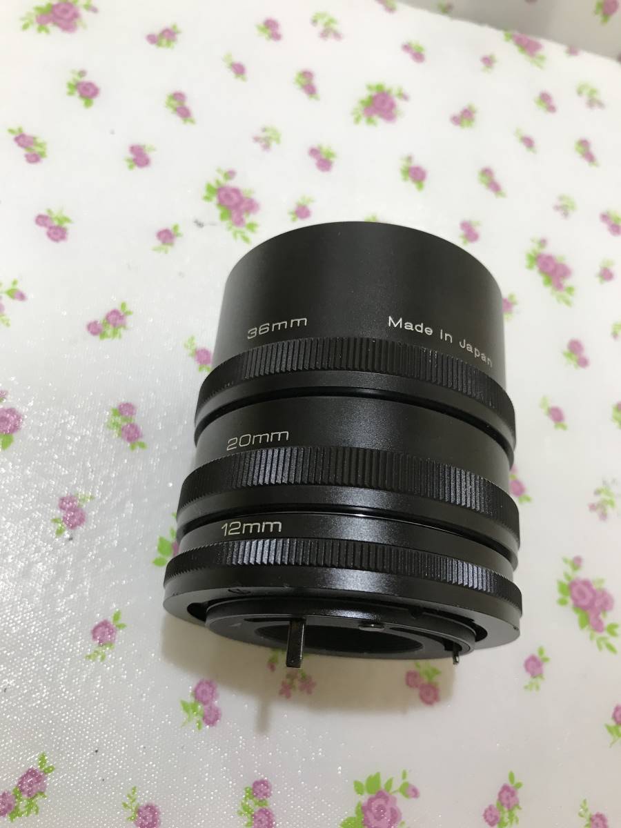 CANON FD マウント　CFE KENKO AUTO EXTENSION TUBE 希少_画像2