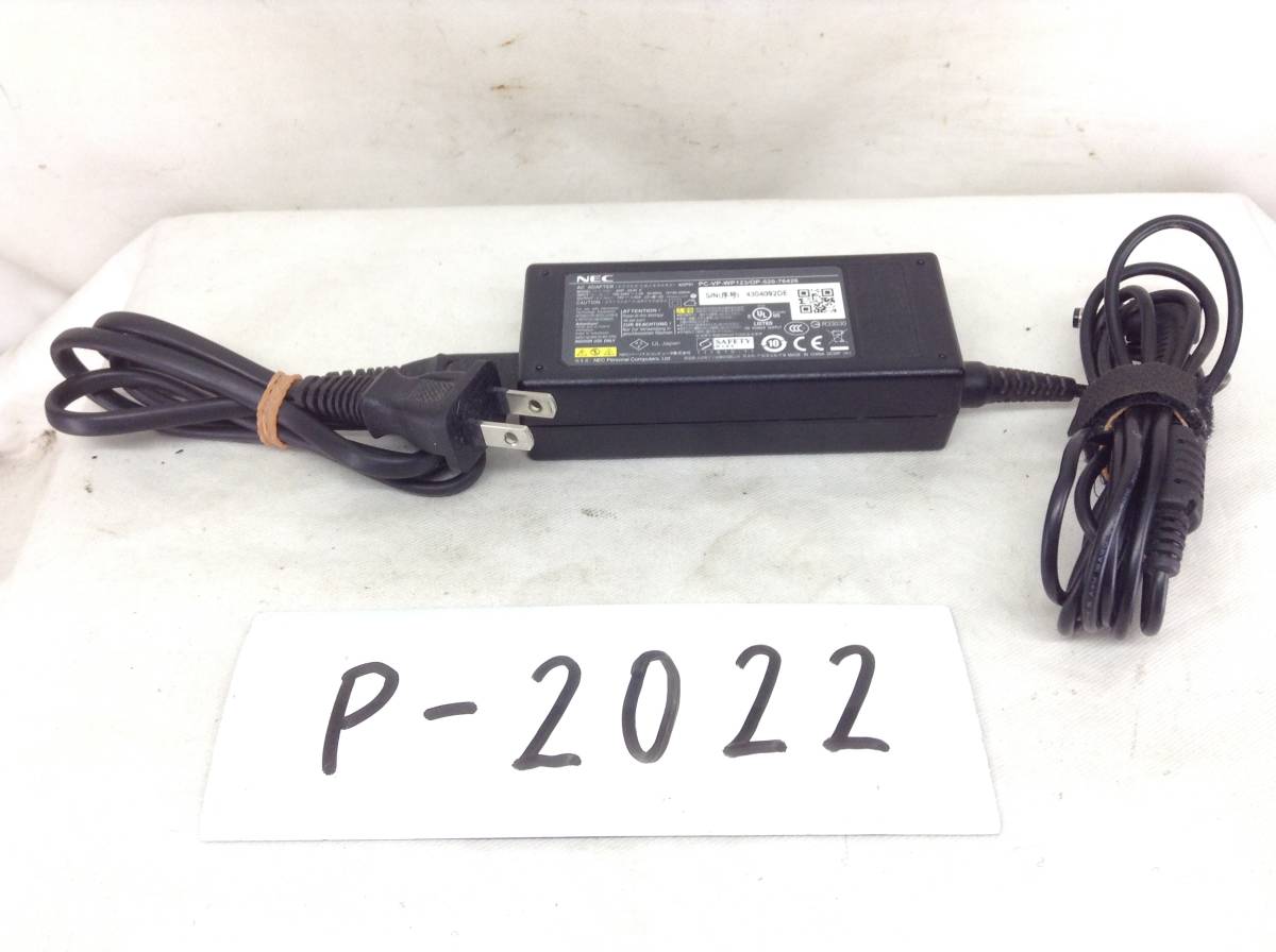 P-2022 NEC 製 ADP-65JH E 仕様 19V 3.42A ノートPC用ACアダプター　即決品_画像1