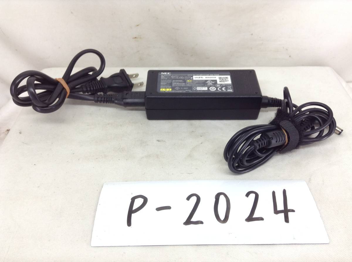 P-2024 NEC 製 ADP-65JH E 仕様 19V 3.42A ノートPC用ACアダプター　即決品_画像1