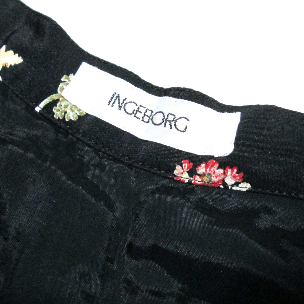 Vintage INGEBORG ヴィンテージ インゲボルグ フラワーロングボリュームスカート 128374_画像4