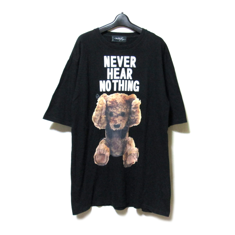 MILK BOY Milkboy NEVER HEAD NOTHING Bear T-shirt 133127-q