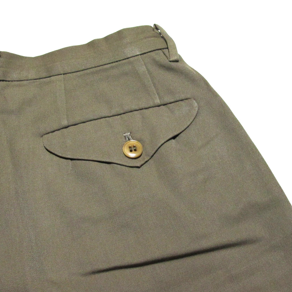 Vintage INGEBORG ヴィンテージピンクハウス カーキテーパードパンツ 133047-q_画像6