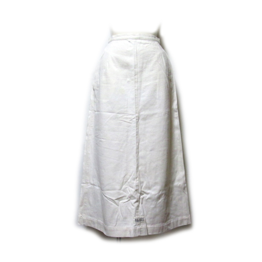 魅力の Vintage 133088-q ピンクハウス　Aラインコットンロングスカート PINKHOUSE　ヴィンテージ フレアースカート、ギャザースカート（ロング）
