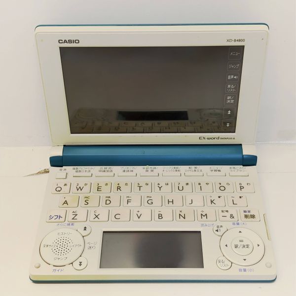 電子辞書　CASIO EX word DATAPLUS 6 XD-D4800　ブルー　ケース付き_画像5