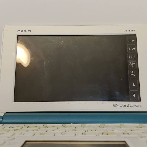 電子辞書　CASIO EX word DATAPLUS 6 XD-D4800　ブルー　ケース付き_画像8