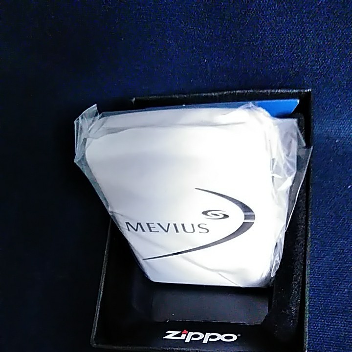 zippo メビウス 限定品 ホワイト 希少モデル　　　　　　　2020年製 ケース 保証書付 MEVIUS