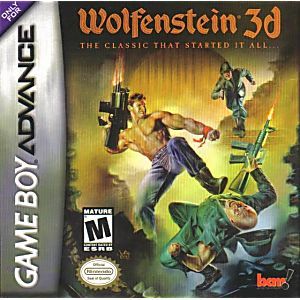 ★送料無料★北米版 Wolfenstein 3D ウルフェンシュタイン3D Gameboy advance ゲームボーイアドバンス