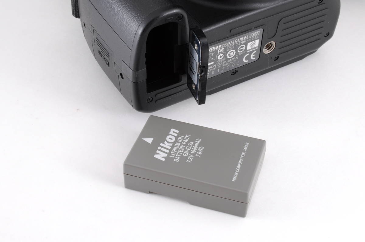 動作品 ニコン Nikon D3000 レンズ AF-S NIKKOR 18-70mm f3.5-4.5 ED DX AF デジタル一眼カメラ 取説 充電器付 管K659_画像10