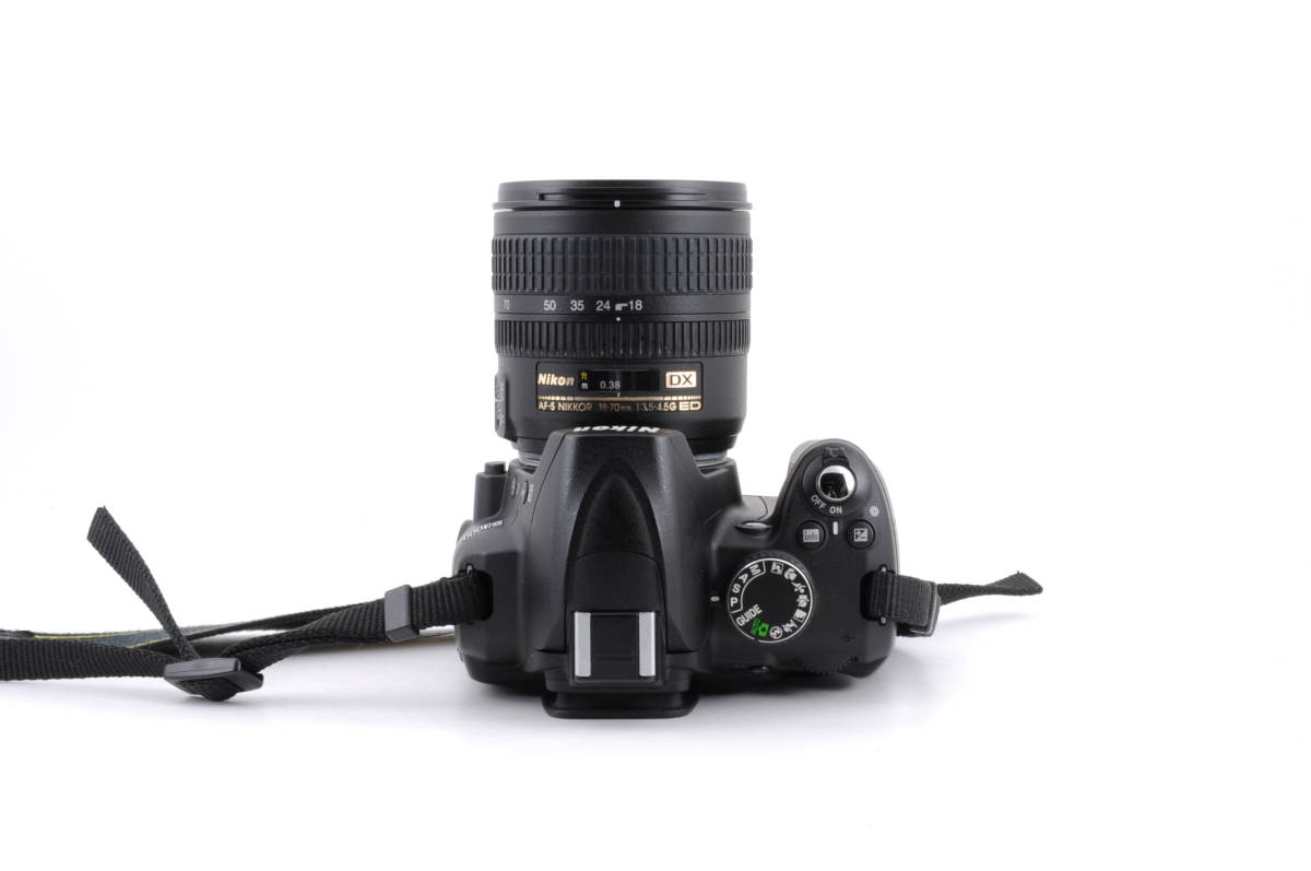 動作品 ニコン Nikon D3000 レンズ AF-S NIKKOR 18-70mm f3.5-4.5 ED DX AF デジタル一眼カメラ 取説 充電器付 管K659_画像5