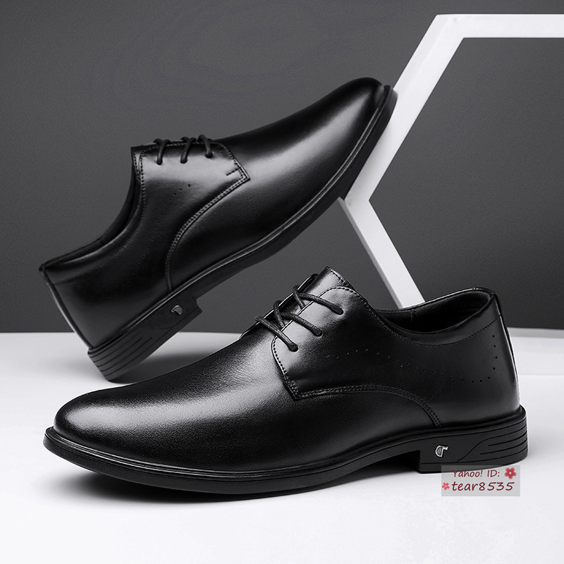 新品★ビジネスシューズ メンズ ドレスシューズ 革靴 シンプル 26.0cm_画像5
