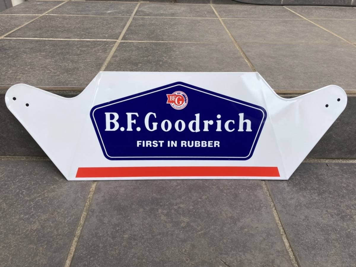 ビンテージ 看板 B.F Goodrich グッドリッチ 幅58cm デッドストック