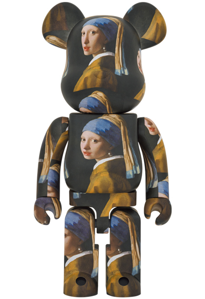 BE@RBRICK Johannes Vermeer「Girl with a Pearl Earring」1000％/フェルメール/真珠の首飾りの少女/ベアブリック/メディコムトイ/Medicom