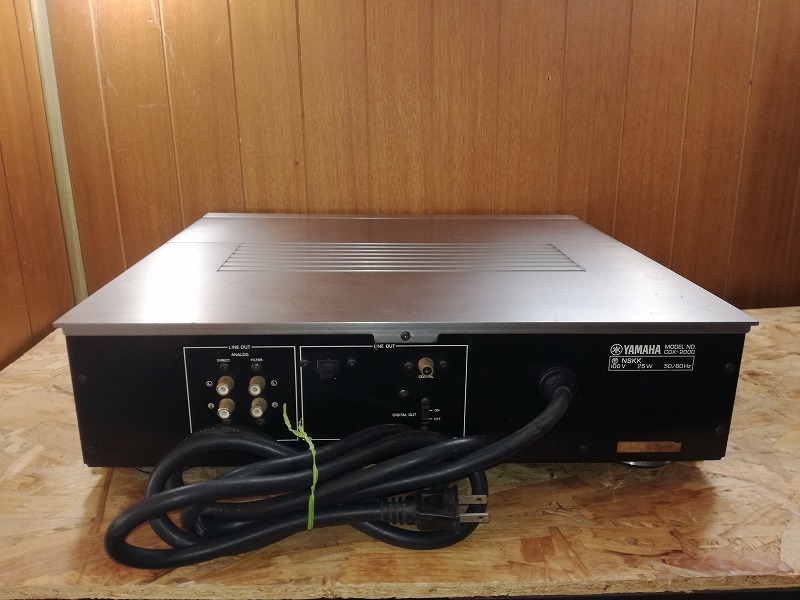 ☆YAMAHA CDX-2000 CDX2000 CDプレーヤー ヤマハ 現状・ジャンク ☆YAMAHA CDX-2000 CDX2000 CDプレーヤー ヤマハ 現状・ジャンク