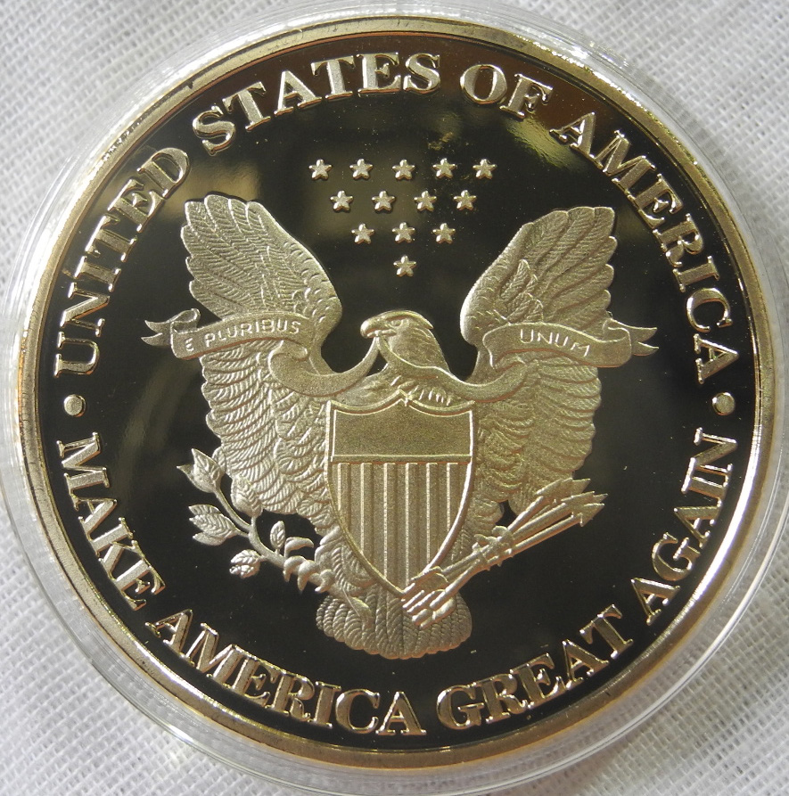 アメリカ合衆国 ドナルド トランプ 記念コイン メダル 1オンス 24 