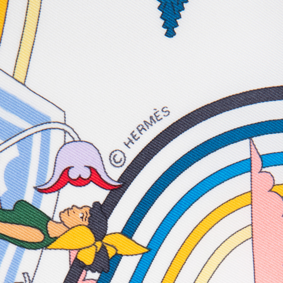 HERMES エルメス カレ70 Carres Volants 空飛ぶカレ 983849S 31