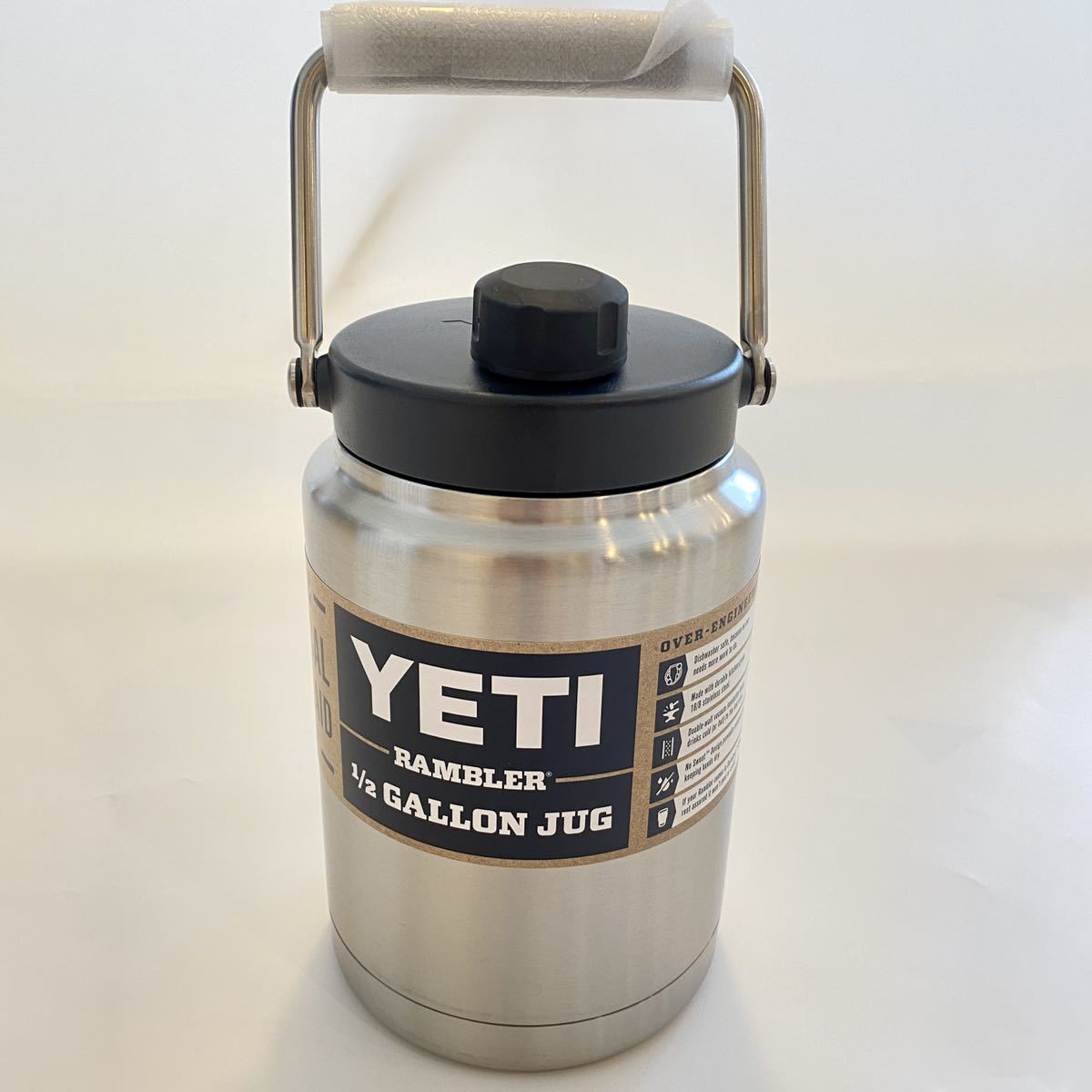 新品】YETI イエティ ランブラー ハーフガロンジャグ シルバー www.pn